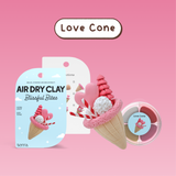 Love Cone Kawaii Ice Cream Clay Kit - Blissful Bites - Terra