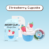 Strawberry Cupcake Kawaii Clay Kit - Blissful Bites - Terra