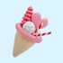Love Cone Kawaii Ice Cream Clay Kit - Blissful Bites - Terra