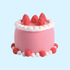 Strawberry Cake Kawaii Dessert Clay Kit - Blissful Bites - Terra