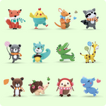Easter Family Bundle - 12 Animals