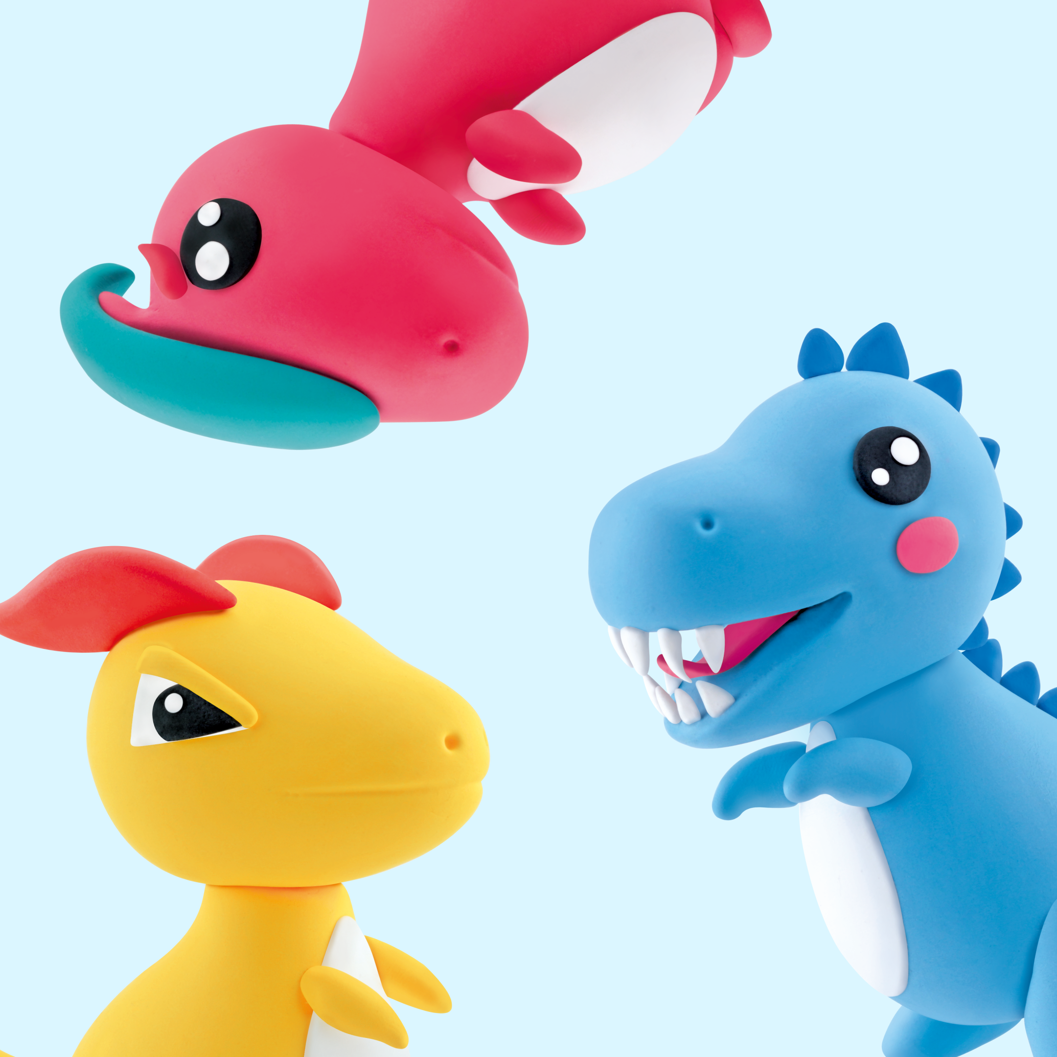 3x Beginner Dino Kits